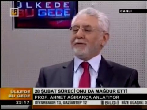 Arapça Yarışmaları Tertip Heyeti Üyesi Prof. Dr. Ahmet AĞIRAKÇA ÜLKE TV'de